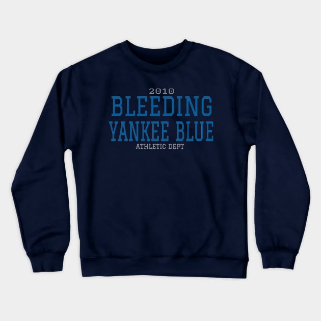 BYB Athletic Dept Design Crewneck Sweatshirt by Bleeding Yankee Blue